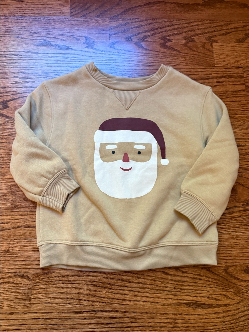 Little Co. Santa Face Sweatshirt 2T
